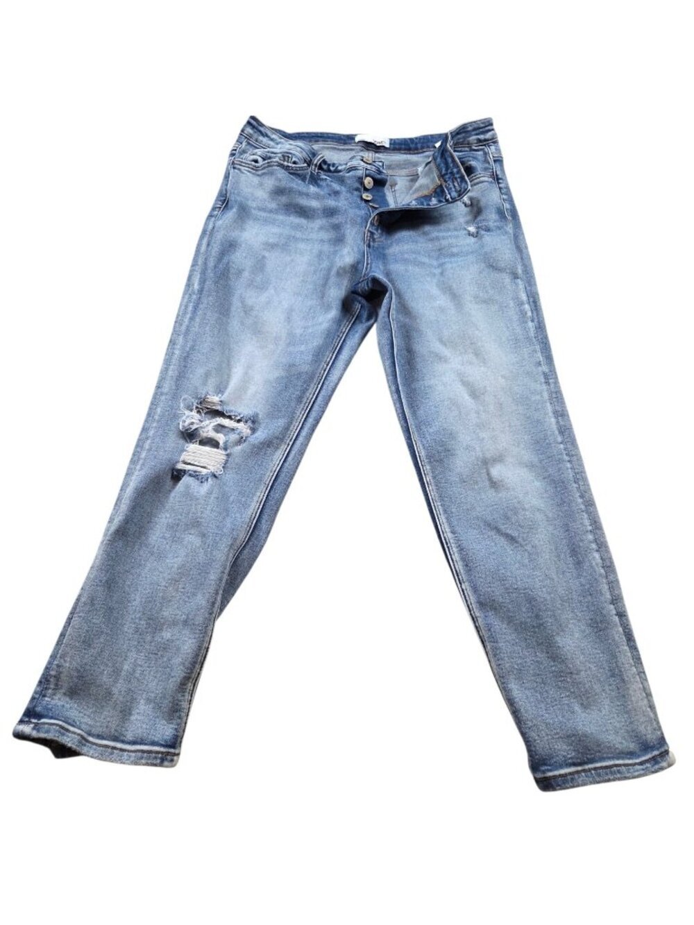 Vervet Jeans Womens 31 High Rise Boyfriend Distressed Denim - Picture 1 of 6